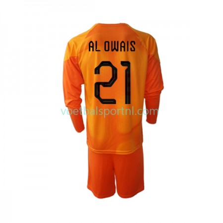 Saoedi-Arabië Mohammed Al-Owais 21 Doelman Kind Uit Tenue World Cup 2022 L/S